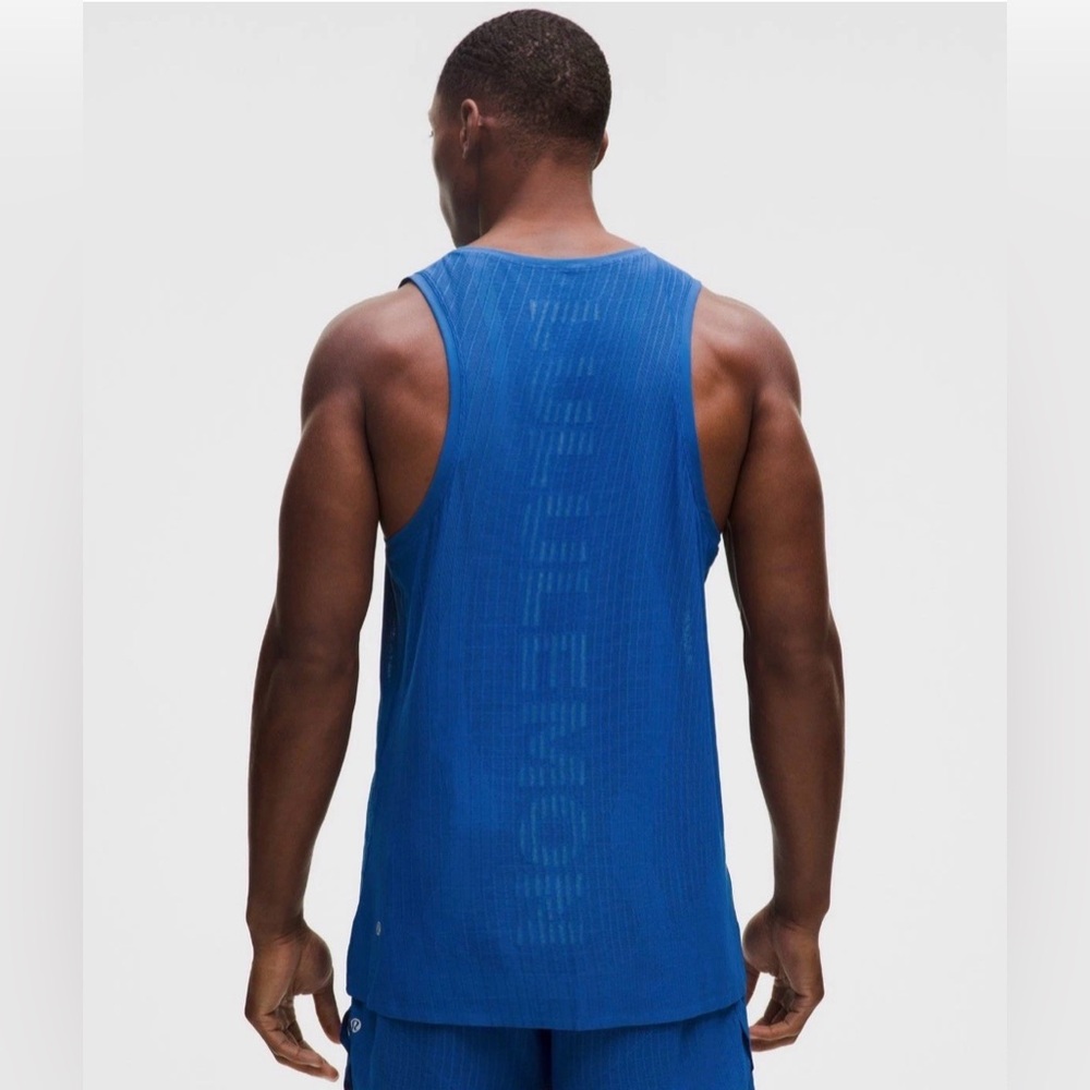 LAST RESTOCK* Lululemon Men’s “Fast and Free” Airflow Running Tank Top (M)